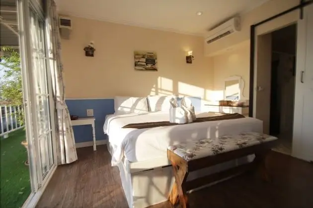 Deluxe Tek Büyük veya İki Ayrı Yataklı Oda, 1 Yatak Odası, Sigara İçilmez, Deniz Manzaralı