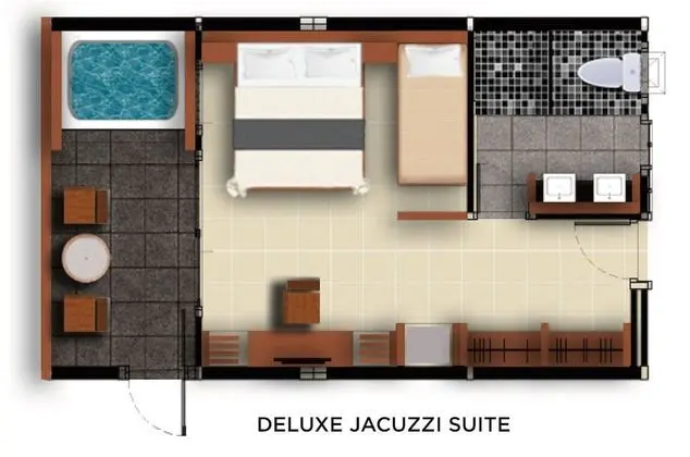 Deluxe Jacuzzi Suite Opposite Main Resort