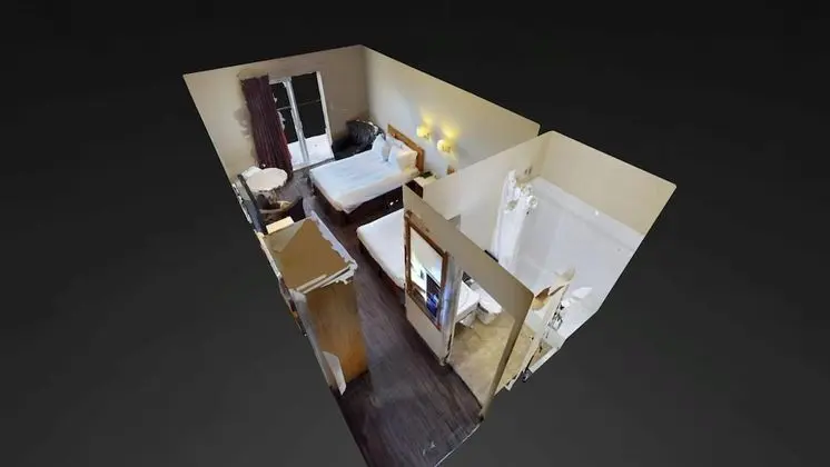 Standard Oda, 2 Çift Kişilik Yatak, Nehir Manzaralı