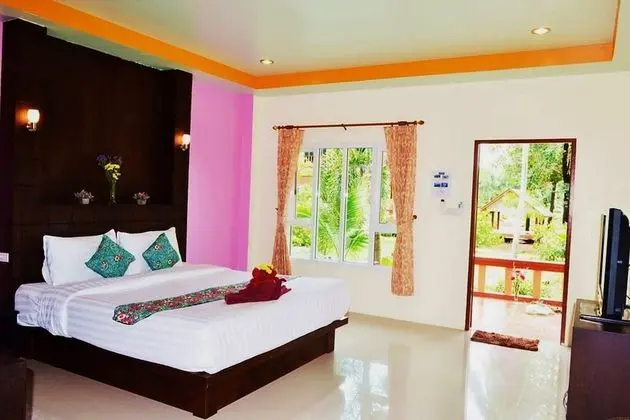 Deluxe Bungalov, 1 Çift Kişilik Yatak, Bahçe Manzaralı
