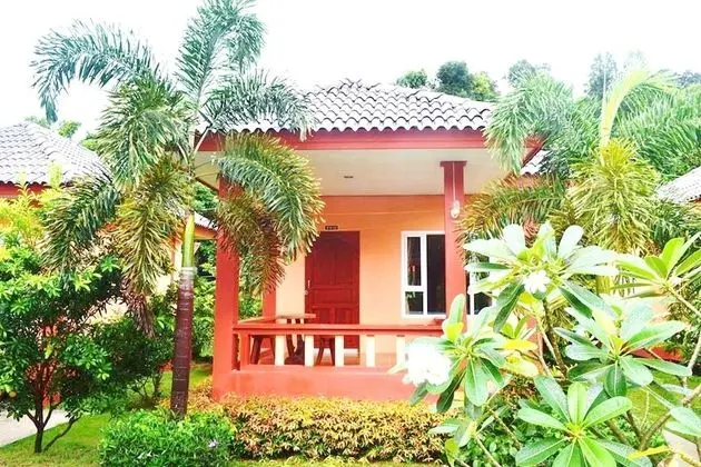 Deluxe Bungalov, 2 Tek Kişilik Yatak, Bahçe Manzaralı