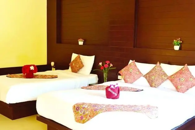 Deluxe Bungalov, 2 Tek Kişilik Yatak, Bahçe Manzaralı