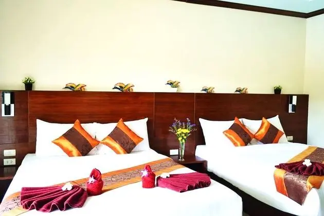 Deluxe Bungalov, 2 Tek Kişilik Yatak, Bahçe Manzaralı