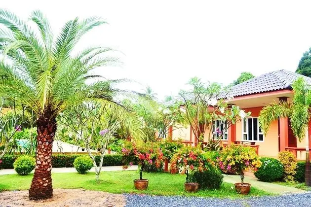 Deluxe Bungalov, 2 Tek Kişilik Yatak, Bahçe Manzaralı