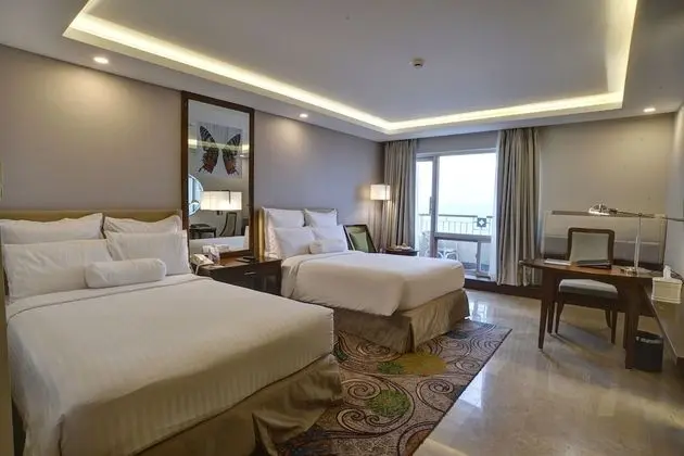 Deluxe Tek Büyük veya İki Ayrı Yataklı Oda, Balkon, Dağ Manzaralı