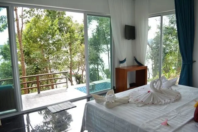 Deluxe Bungalov, 1 En Büyük (King) Boy Yatak, Kişiye Özel Havuzlu, Bahçe Manzaralı