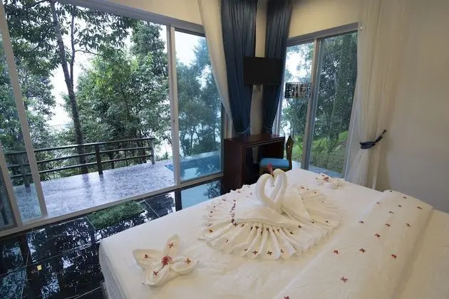 Deluxe Bungalov, 1 En Büyük (King) Boy Yatak, Kişiye Özel Havuzlu, Bahçe Manzaralı