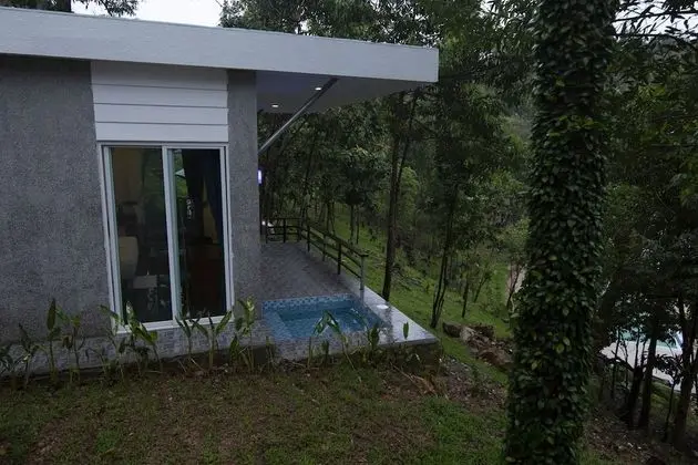 Deluxe Bungalov, 1 En Büyük (King) Boy Yatak, Kişiye Özel Havuzlu, Bahçe Manzaralı