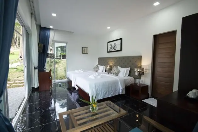 Deluxe İki Ayrı Yataklı Oda, Bahçe Manzaralı, Dağ Yamacı