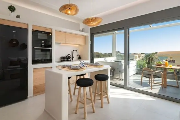 Luxury Stüdyo Süit, 1 Yatak Odası, Kısmi Deniz Manzaralı