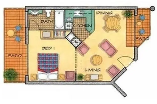 Deluxe Apart Daire, 1 Yatak Odası