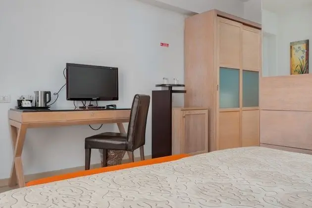 Classic Tek Büyük Yataklı Oda, Balkon, Kısmi Deniz Manzaralı (Garden Fitness & SPA)