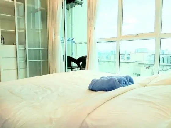 Deluxe Stüdyo Süit, 1 Yatak Odası, Balkon, Köşe