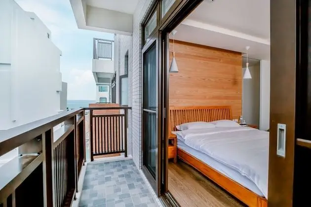 Deluxe Tek Büyük Yataklı Oda, Balkon, Okyanus Manzaralı