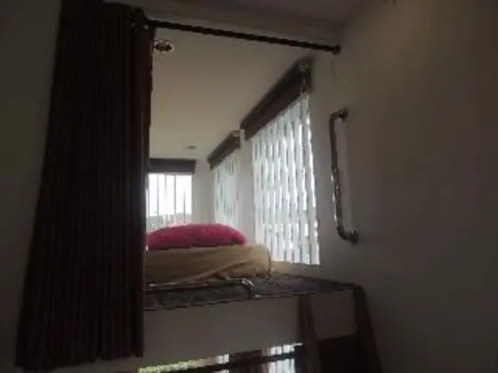 Bed in dormitory