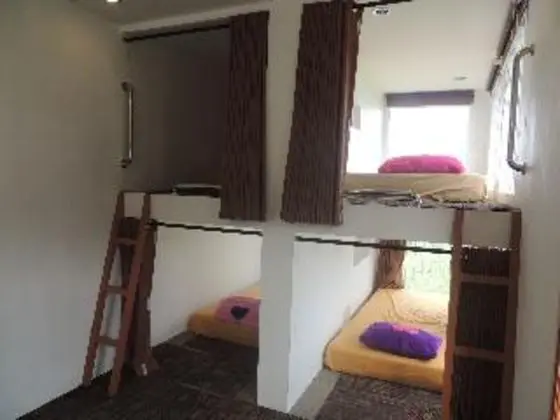 Bed in dormitory