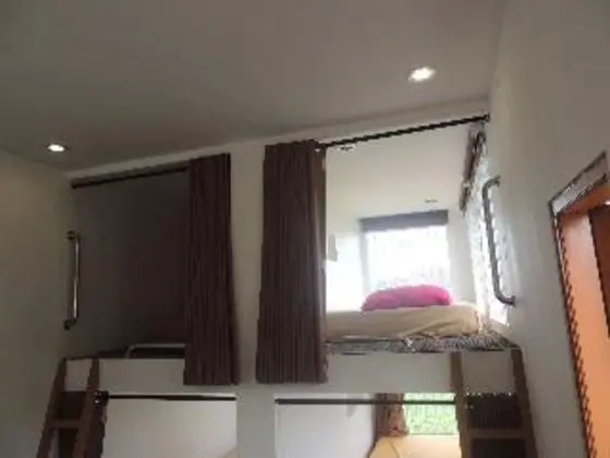 Bed in dormitory