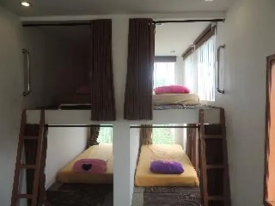 Bed in dormitory