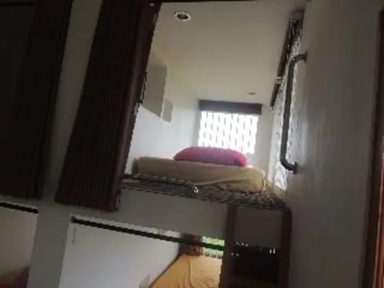 Bed in dormitory