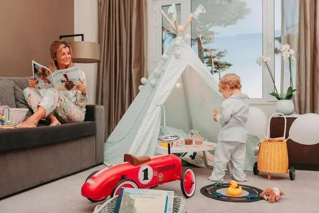 Family Süit, 2 Yatak Odası, Golf Manzaralı, Köşe