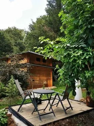 Romantic Kulübe, 1 Yatak Odası, Bahçeli