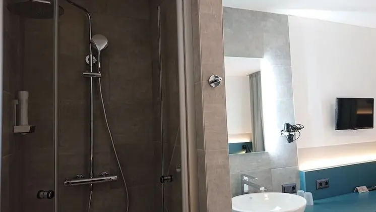 Double Room private shower and shared WC