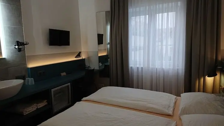 Double Room private shower and shared WC