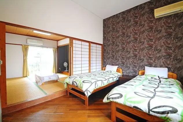 İki Ayrı Yataklı Oda, Ortak Banyo (With Tatami Space, Pets Allowed)