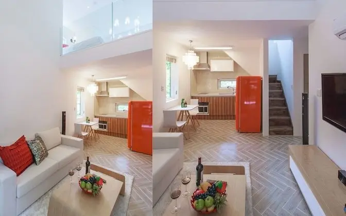 Tek Büyük Yataklı Oda, Avlu Manzaralı, Asma Kat