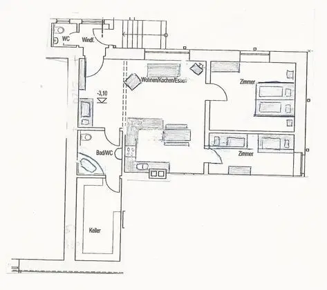 Apart Daire, 2 Yatak Odası