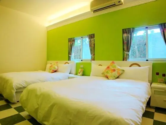 Oda, Birden Çok Yatak (3 Double Bed)