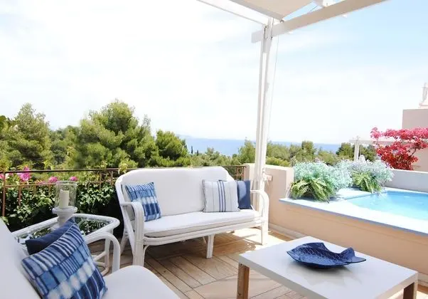 Family Villa, 4 Yatak Odası, Kişiye Özel Havuzlu, Deniz Manzaralı (Pentathlon 3)