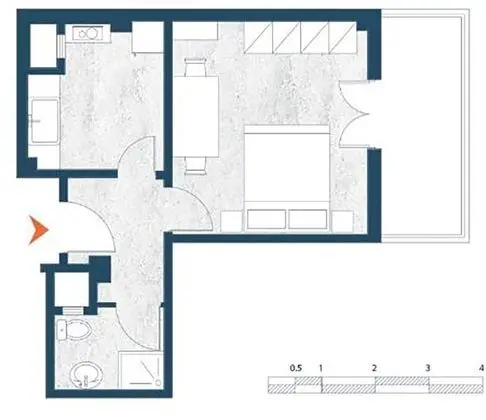 Apart Daire, 1 Yatak Odası, Deniz Manzaralı (C1)