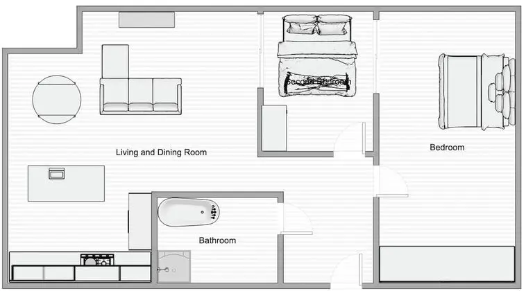 Elite Apart Daire, Sigara İçilmez, Küçük Mutfak