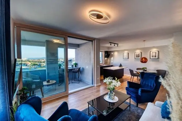 Panoramic Apart Daire, 2 Yatak Odası, Sıcak Su Havuzu, Deniz Manzaralı