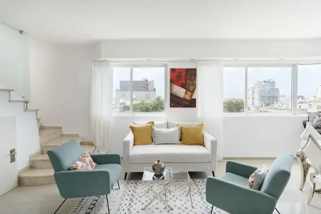 Panoramic Çatı Katı Süiti (Penthouse), 2 Yatak Odası, Deniz Manzaralı