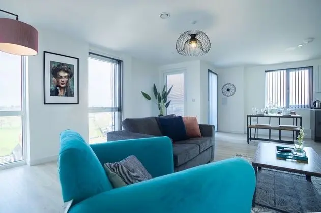 Deluxe Apart Daire, 2 Yatak Odası, Şehir Manzaralı