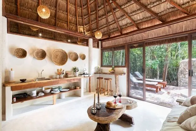 Premier Kulübe, Kişiye Özel Havuzlu (Jungle suite Kukulcan with Terrace)