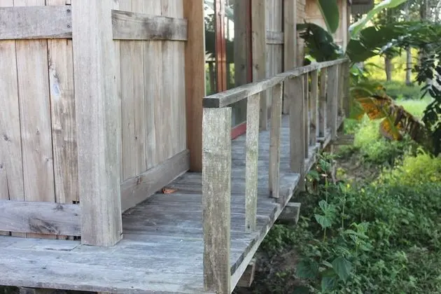 Wooden Bungalow, 1 Double Bed