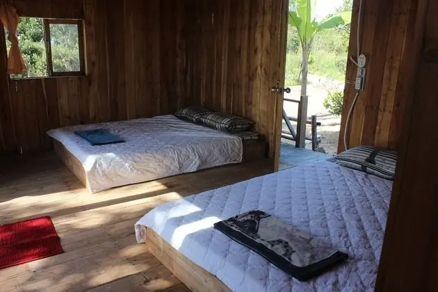 Wooden Bungalow, 2 Double Beds