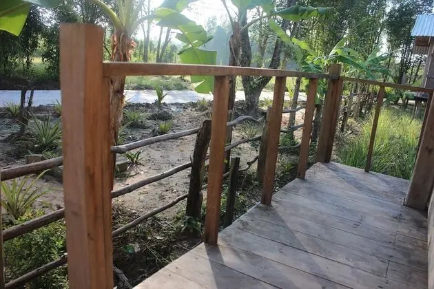 Wooden Bungalow, 2 Double Beds