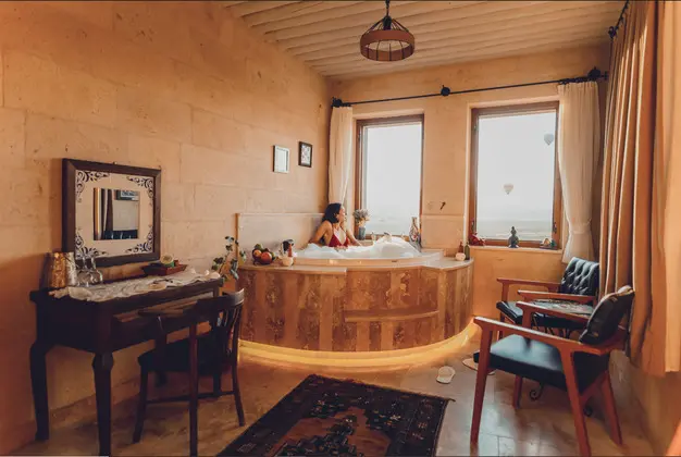 Queen Suite - Jakuzili, Vadi Manzaralı, Jakuzili