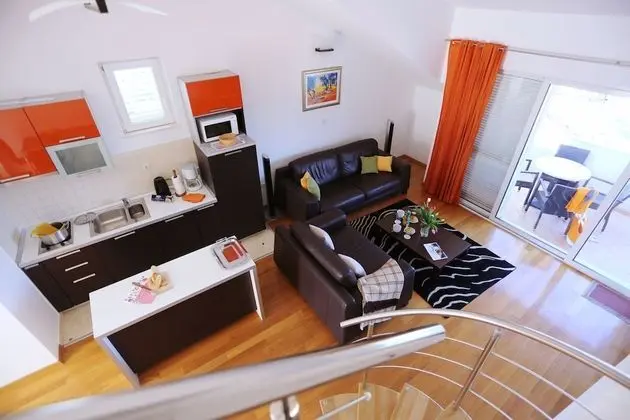 Deluxe Apart Daire, 2 Yatak Odası, Balkon, Deniz Manzaralı