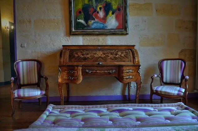Deluxe Tek Büyük Yataklı Oda, Banyolu/Duşlu, Park Manzaralı (Chambre Parme)