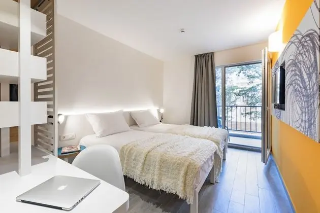 Standard Tek Büyük Yataklı Oda, Balkon, Park Manzaralı