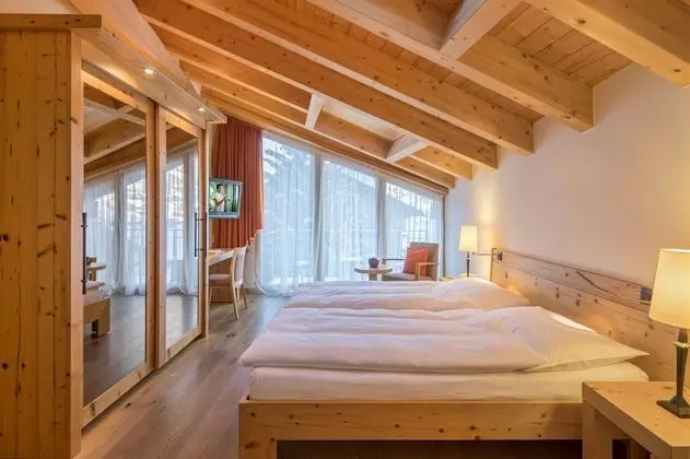 Deluxe Tek Büyük Yataklı Oda, 2 Tek Kişilik Yatak, Dağ Manzaralı (Matterhorn)