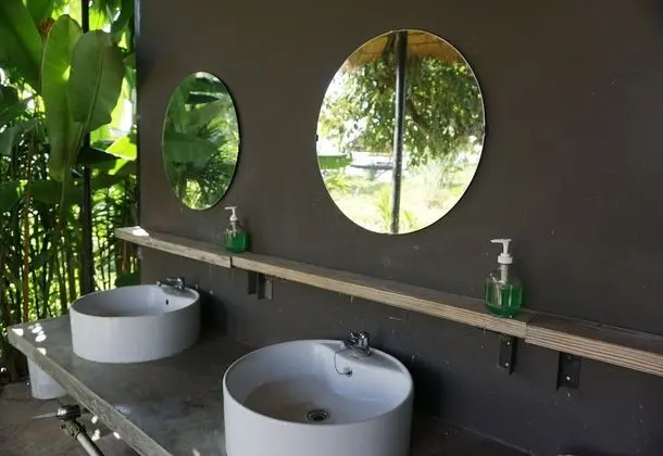 Tent with Shared Bathroom