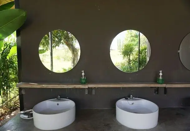 Tent with Shared Bathroom