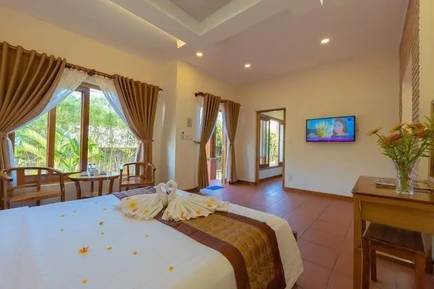 Deluxe Bungalov, 1 En Büyük (King) Boy Yatak, Bahçe Manzaralı