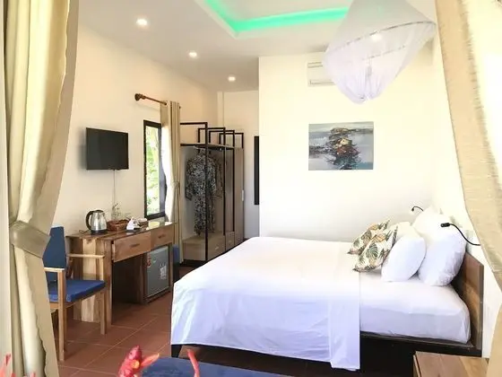 Deluxe Bungalov, 1 En Büyük (King) Boy Yatak, Plaj Manzaralı